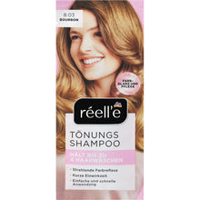 Load image into Gallery viewer, réell'e - Shampooing colorant 8.03 Bourbon