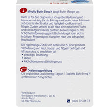 Charger l&#39;image dans la galerie, Mivolis - Biotine 5 mg , comprimés
